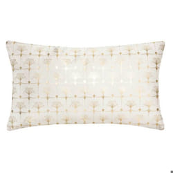 Coussin Déhoussable Velours Tropicor 30x50cm Ivoire