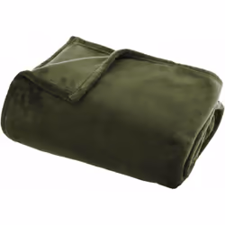Plaid flanelle tout doux de couleur uni. Texture flanelle extrêmement doux. . Couleur : Vert. Matière: Polyester. Hauteur : 1 ...