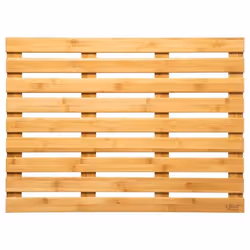 Caillebotis pour salle de bain 50 x 68 cm Bambou - Five
