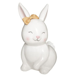 Tirelire Enfant  Lapin  22cm Blanc