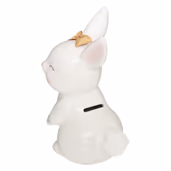 Tirelire Enfant  Lapin  22cm Blanc