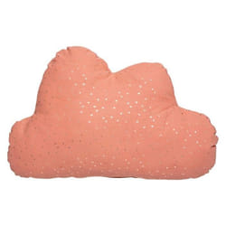 Coussin enfant Berlingot nuage - coton - rose terracotta - 45x28 cm - Terracotta - Atmosphera createur dinterieur