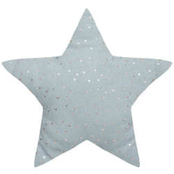 Coussin Enfant  Berlingot Étoile  40x40cm Bleu