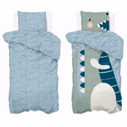 Dimensions : Housse de Couette : L. 200 x l. 140 cm Taie d'Oreiller : L. 65 x l. 65 cm Matière : Coton (57 fils/cm²) Spécific ...