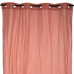 Rideau Berlingot 140x250 cm terracota - ATMOSPHERA