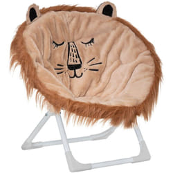 Atmosphera - Fauteuil enfant pliant lion marron créateur d'intérieur