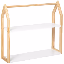 Rien de mieux que cette étagère "Maison" Atmosphera for kids pour composer une déco à la fois épurée et ludique. Dans un espr ...