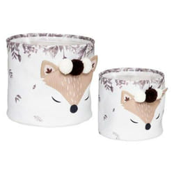 Atmosphera - Lot de 2 bacs de rangement Renard