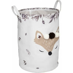 Atmosphera - Bac à jouet renard tissu H50cm créateur d'intérieur