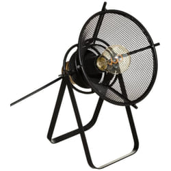 Les Tendances - Lampe Rodo métal noir H31cm - Atmosphera créateur d'intérieur
