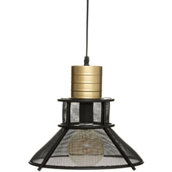 Atmosphera - Suspension Rodo métal noir D32cm créateur d'intérieur