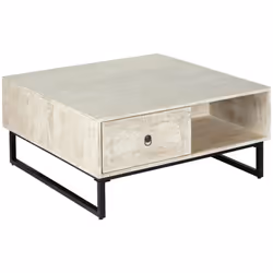 Créez une ambiance qui invite au voyage avec cette table basse "Ajay" Atmosphera. Place à l'évasion Ce meuble évoque le charm ...