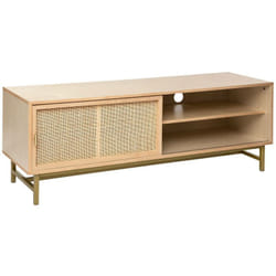 Meuble TV Rayo 1 porte beige - ATMOSPHERA
