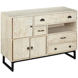 Buffet 3 portes Ajay manguier 115x80cm Atmosphera créateur d'intérieur