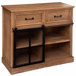 Transformez votre espace de vie avec le Buffet Danik Marron, une pièce de mobilier raffinée qui combine la beauté naturelle d ...