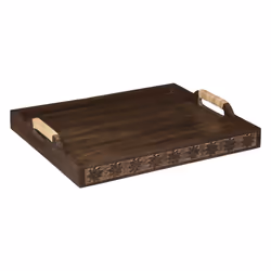 Plateau sur Pied en Bois  Namaste  45cm Marron