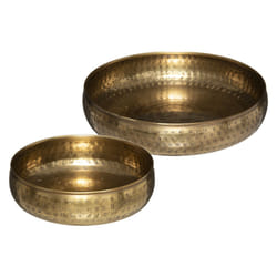Coupes Métal Martele Oasis x 2