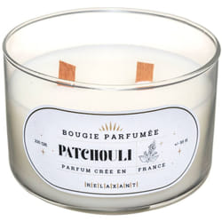 Atmosphera - Bougie parfumée Snow patchouli 470g créateur d'intérieur