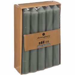 Basique indispensable, le lot de 10 bougies bâtons* Atmosphera vous permettra d'équiper vos bougeoirs et photophores avec une ...
