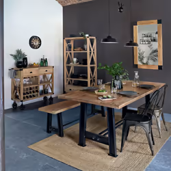 Miroir Bois SILAS 70 x 116cm