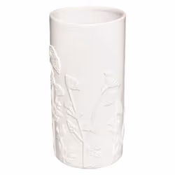 Vase en Céramique Effet 3D Mind 25cm Blanc