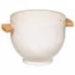 Passoire Ronde en Métal Modern 22cm Blanc