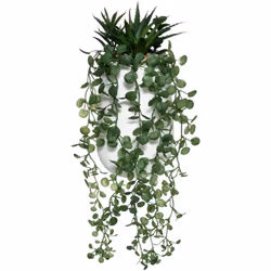 Très originale, la composition des plantes arificielles Atmosphera apportera une touche exotique dans un intérieur aux access ...