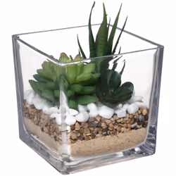 Craquez pour la composition des plantes arificielles Atmosphera ! Exotique et pleine de caractère, elle se fondra naturelleme ...