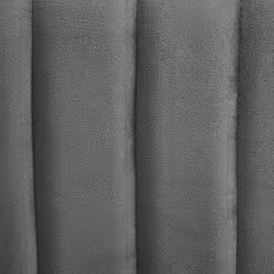 Pouf Velours Seis Gris