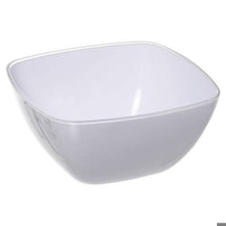 Saladier Carré Réutilisable Square 24cm Blanc