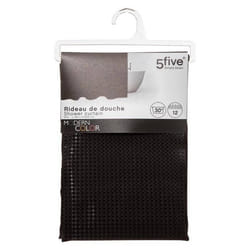 Rideau de Douche Modern 180x200cm Charbon