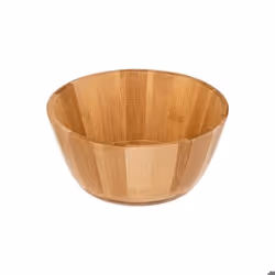 Saladier Rond en Bambou Dia 18cm Naturel