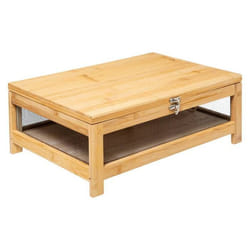 Cave à Fromage & Plateau Bambou 39cm Naturel