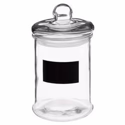 Bocal en Verre Ardoise 12L Transparent