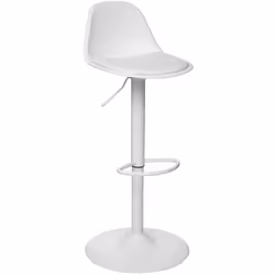 Description générale Le tabouret haut Aiko de la marque Atmosphera est un siège moderne et ajustable, idéal pour les bars, îl ...