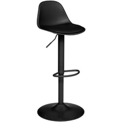 Chaise de bar ajustable Aiko noir - Atmosphera créateur d'intérieur