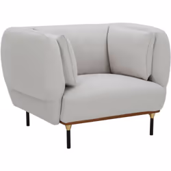 Faites le choix du confort et de l'élégance dans une chambre ou au salon avec le fauteuil "Isee" Atmosphera. La détente assur ...