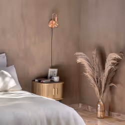 Applique murale "Keli", métal cuivre D12 cm
