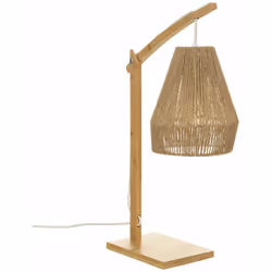 Craquez pour ce luminaire au look naturel et chaleureux. La lampe à poser "Palm" Atmosphera égayera tous les intérieurs, et n ...