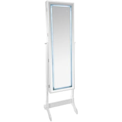 Atmosphera - Armoire à bijoux led Bettany blanc 47x155cm créateur d'intérieur