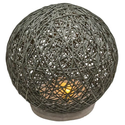 Lampe à Poser Papier  Boule  20cm Gris