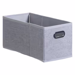 5five - panier tissu 15x31cm mix n modul gris clair chiné