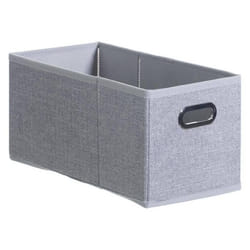 5five - panier tissu 15x31cm mix n modul gris clair chiné