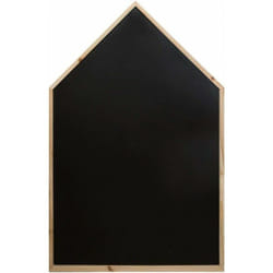 Atmosphera - Tableau ardoise en forme de maison - Noir - l 75,5 x h 116,5 cm - Collection enfance - Livraison gratuite