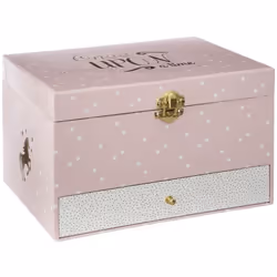 La boite à musique "Licorne" Atmosphera for kids permettra à votre enfant d'organiser ses bijoux et accessoires les plus préc ...