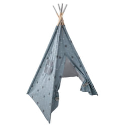 Tipi enfant bleu jean 5 Pieds en bois