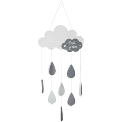 Atmosphera - Suspension enfant Nuage bois gris H61,5cm créateur d'intérieur