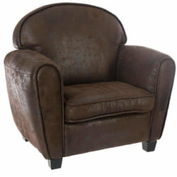 Atmosphera - Chaise classique pour enfant avec dossier, couleur marron