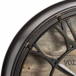 Pendule Vintage  Express  21cm Marron