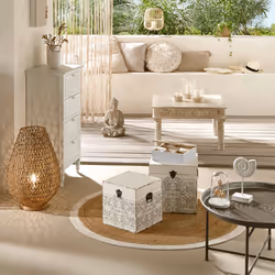 Set de 3 Photophores en Verre